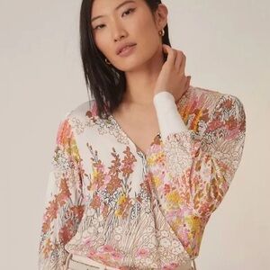 41. Tiny By Anthro Floral Blouse